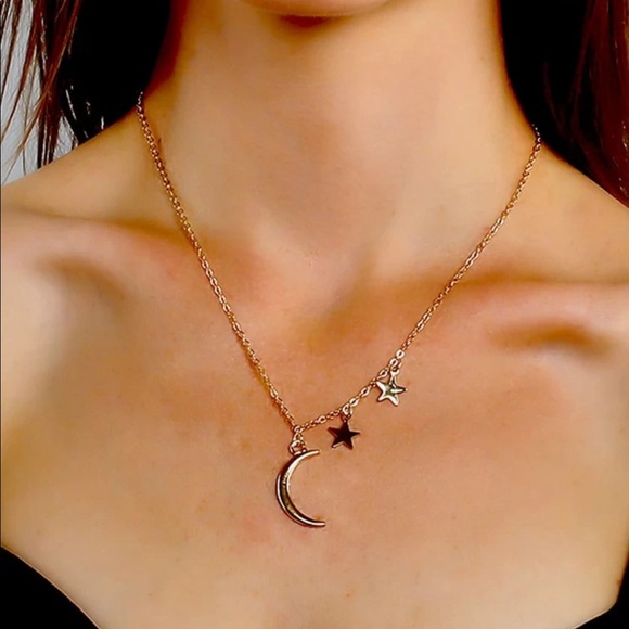 Jewelry - • Lori • Moon + Star Necklace